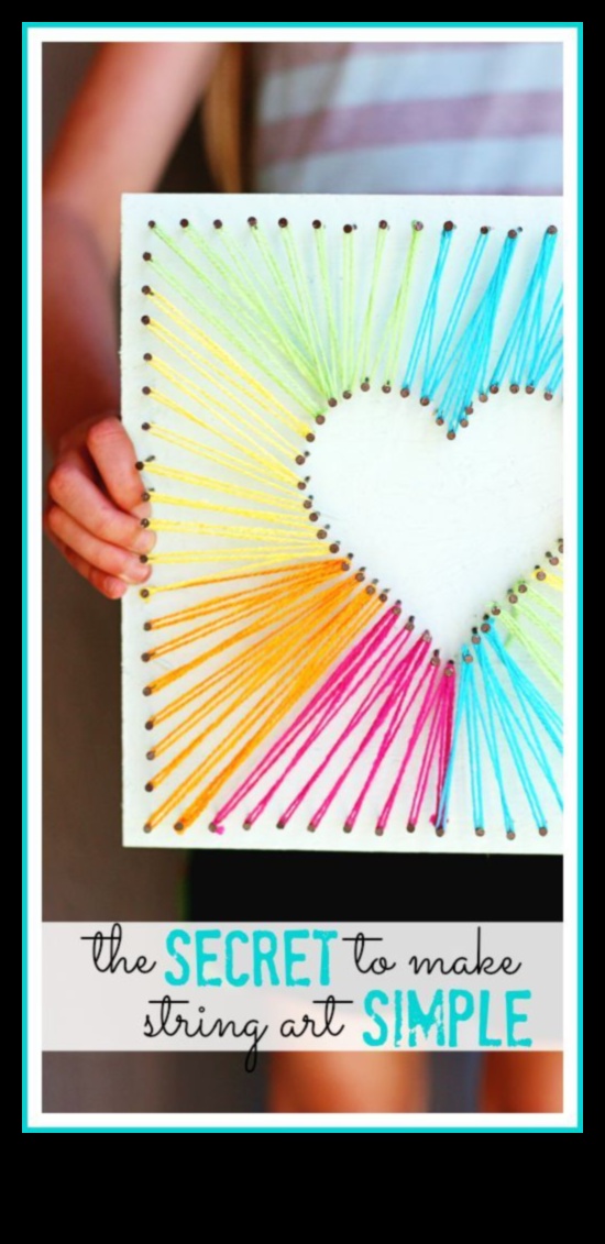 Kids' DIY String Art: Δημιουργία γεωμετρικών σχεδίων με πολύχρωμες χορδές