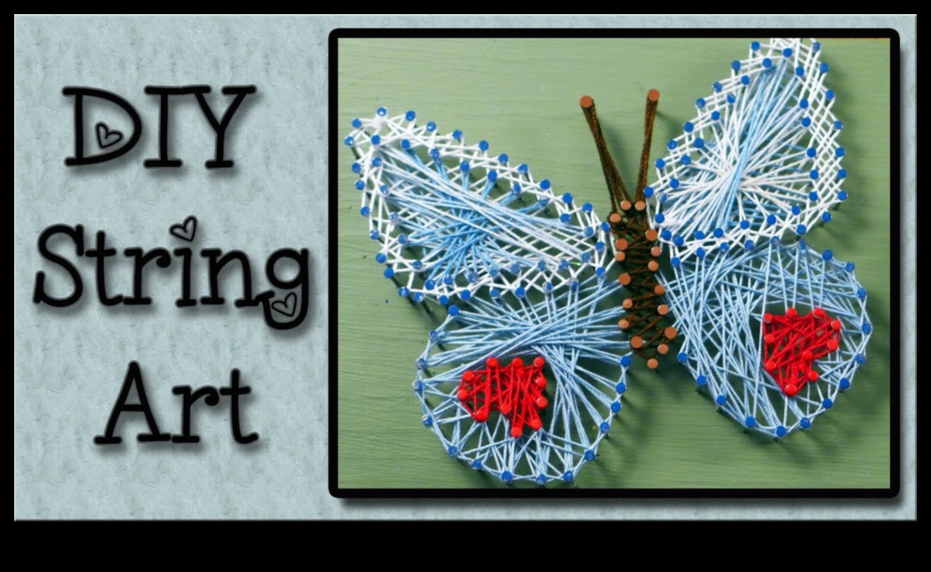 Kids' DIY String Art: Δημιουργία γεωμετρικών σχεδίων με πολύχρωμες χορδές