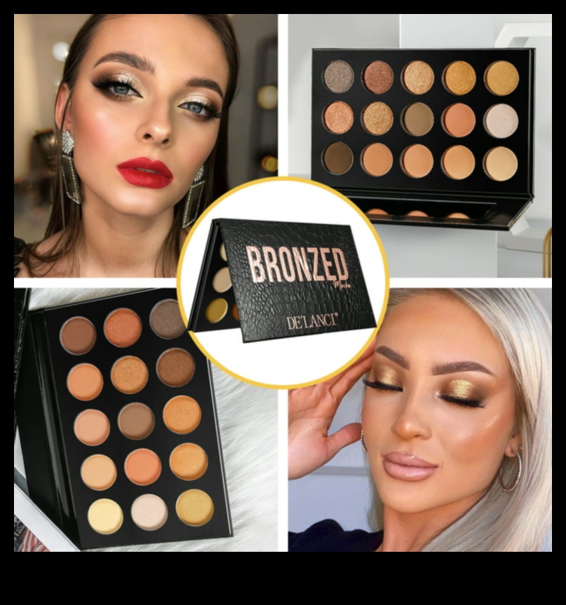 Golden Glam Μια κομψή και ζεστή παλέτα μακιγιάζ για κάθε τόνο επιδερμίδας 4 Golden Glam: Αγκαλιάζοντας τους ζεστούς τόνους στη λαμπερή παλέτα μακιγιάζ σας