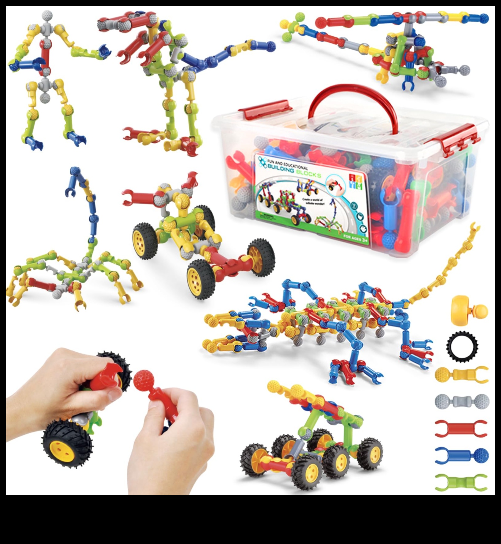 Κατασκευαστικά σετ Building Buddies για μικροσκοπικούς αρχιτέκτονες Μάθετε τα δομικά στοιχεία της μηχανικής με αυτά τα διασκεδαστικά και εκπαιδευτικά παιχνίδια! 5 Building Buddies: Construction Sets for Tiny Architects