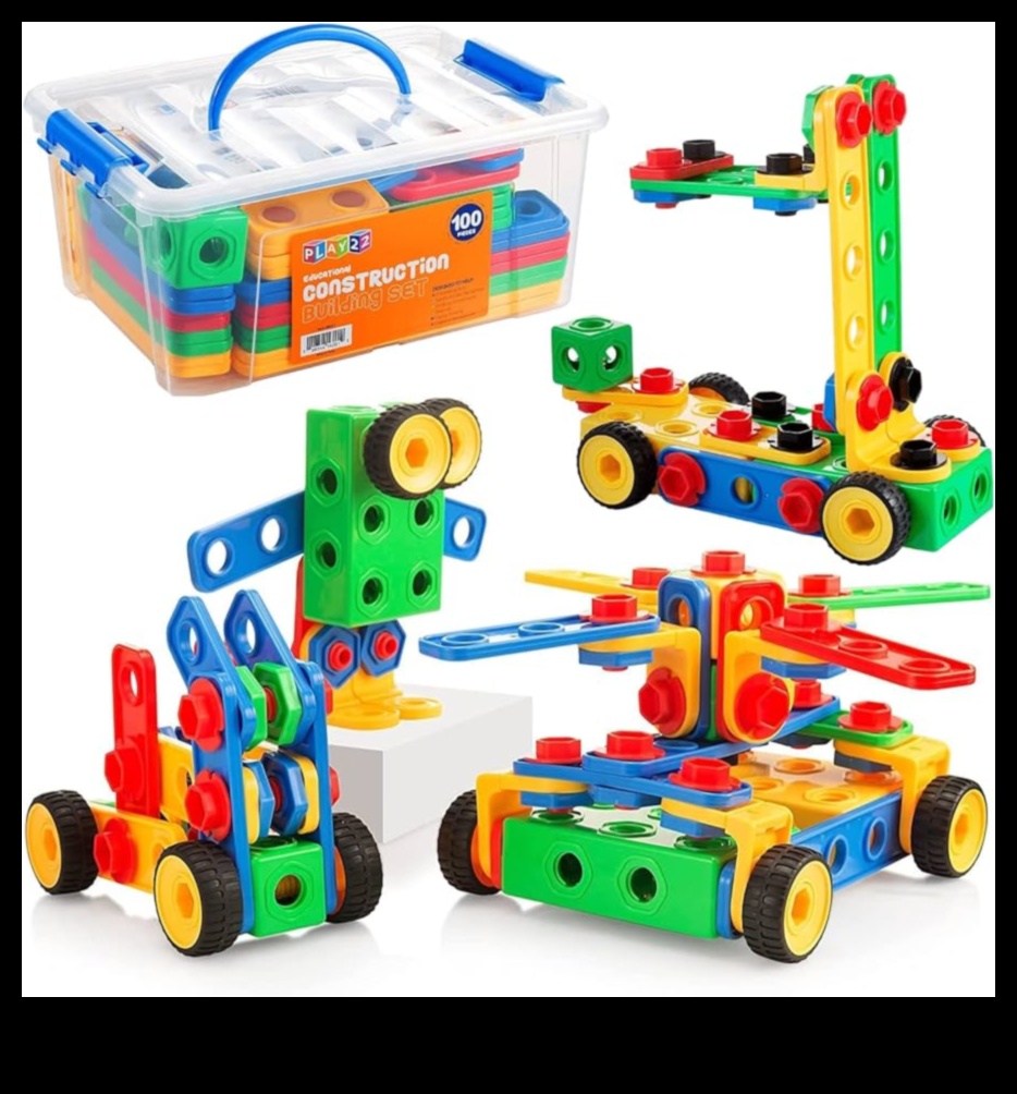 Κατασκευαστικά σετ Building Buddies για μικροσκοπικούς αρχιτέκτονες Μάθετε τα δομικά στοιχεία της μηχανικής με αυτά τα διασκεδαστικά και εκπαιδευτικά παιχνίδια! 2 Building Buddies: Construction Sets for Tiny Architects