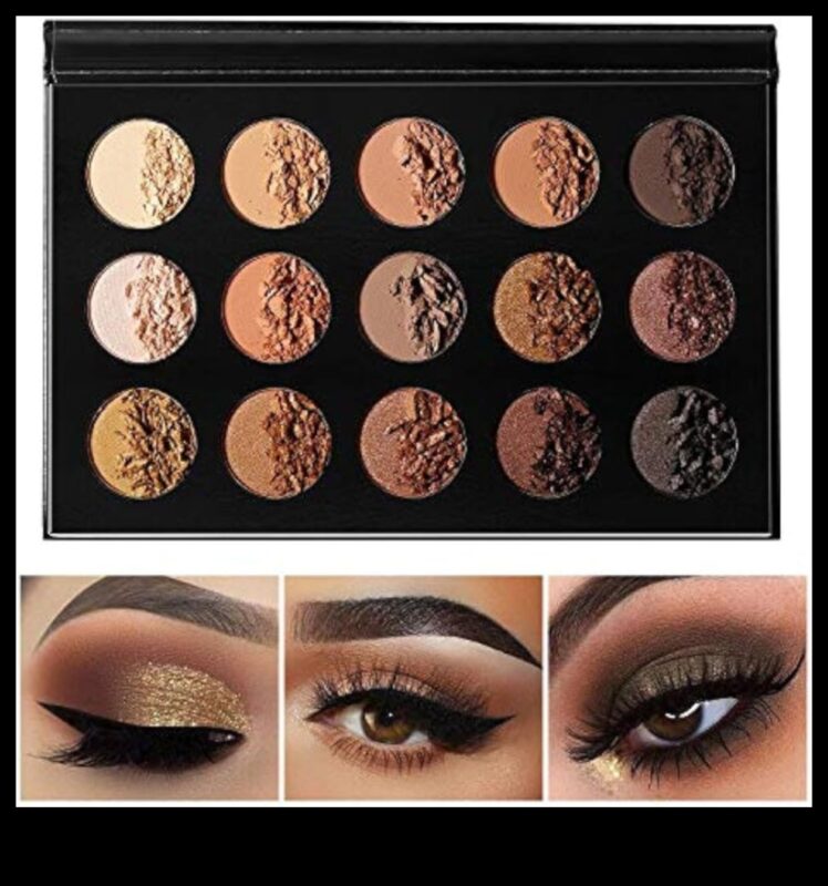 Golden Glam: Αγκαλιάζοντας τους ζεστούς τόνους στη λαμπερή παλέτα μακιγιάζ σας